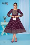 Nithya By Deecee Vatican Printed Flared Kurtis Wholesale Market In Surat
